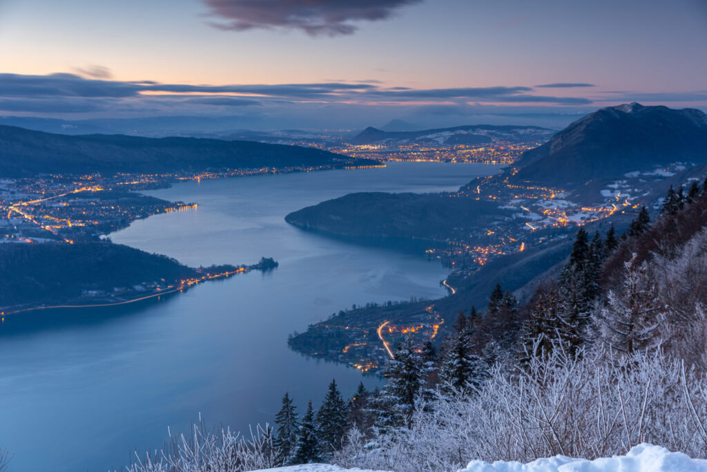Décembre autour du lac d'Annecy