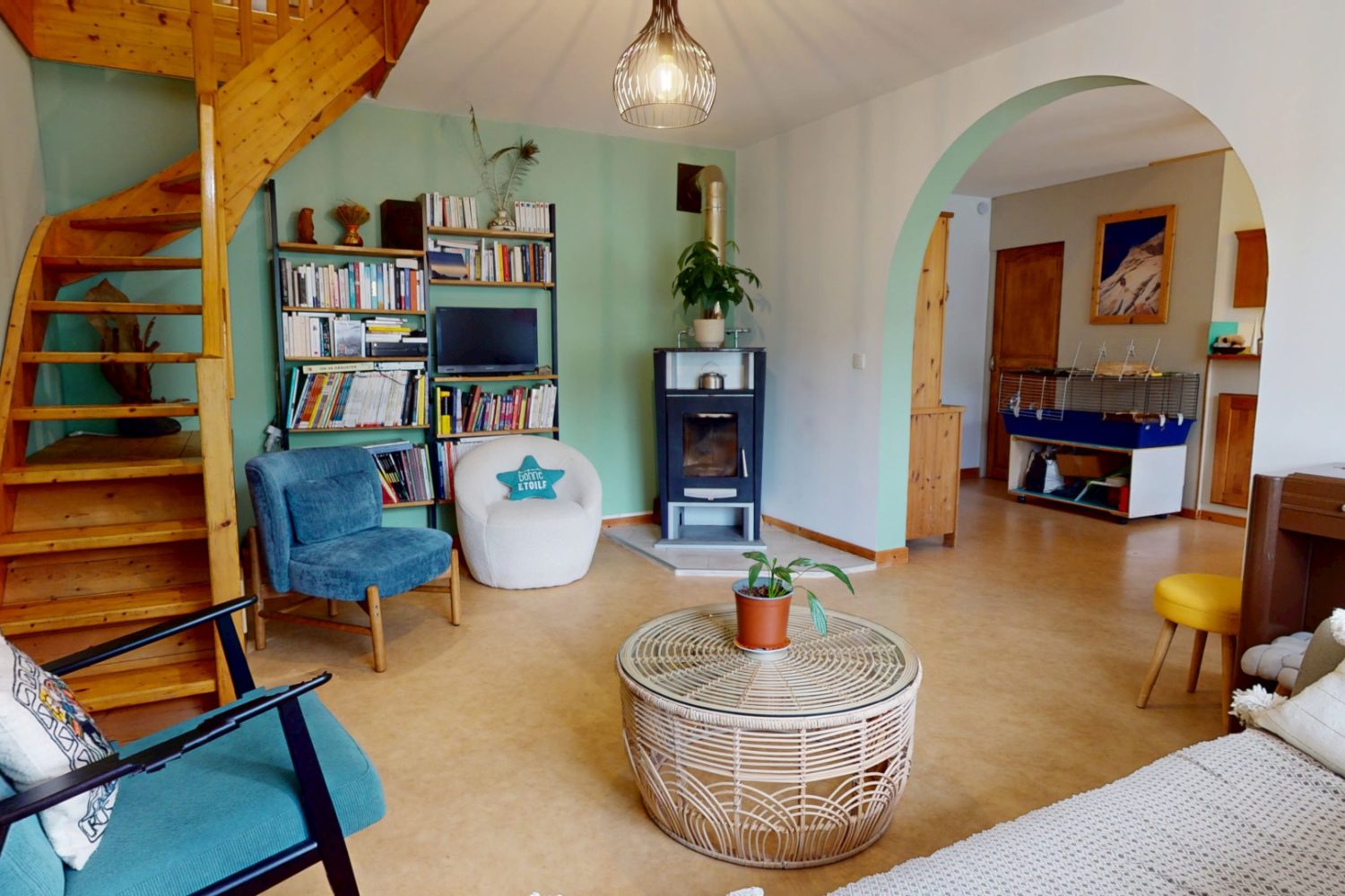 Duplex T5 4 chambres cave garage jardin