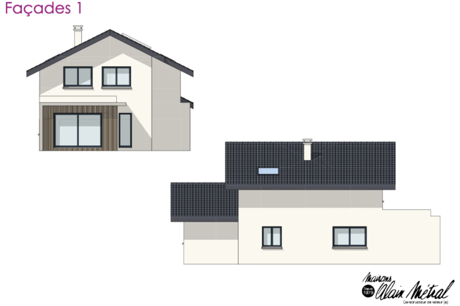 Projet de maison contemporaine à construire à Saint-Jorioz proche du lac d’Annecy