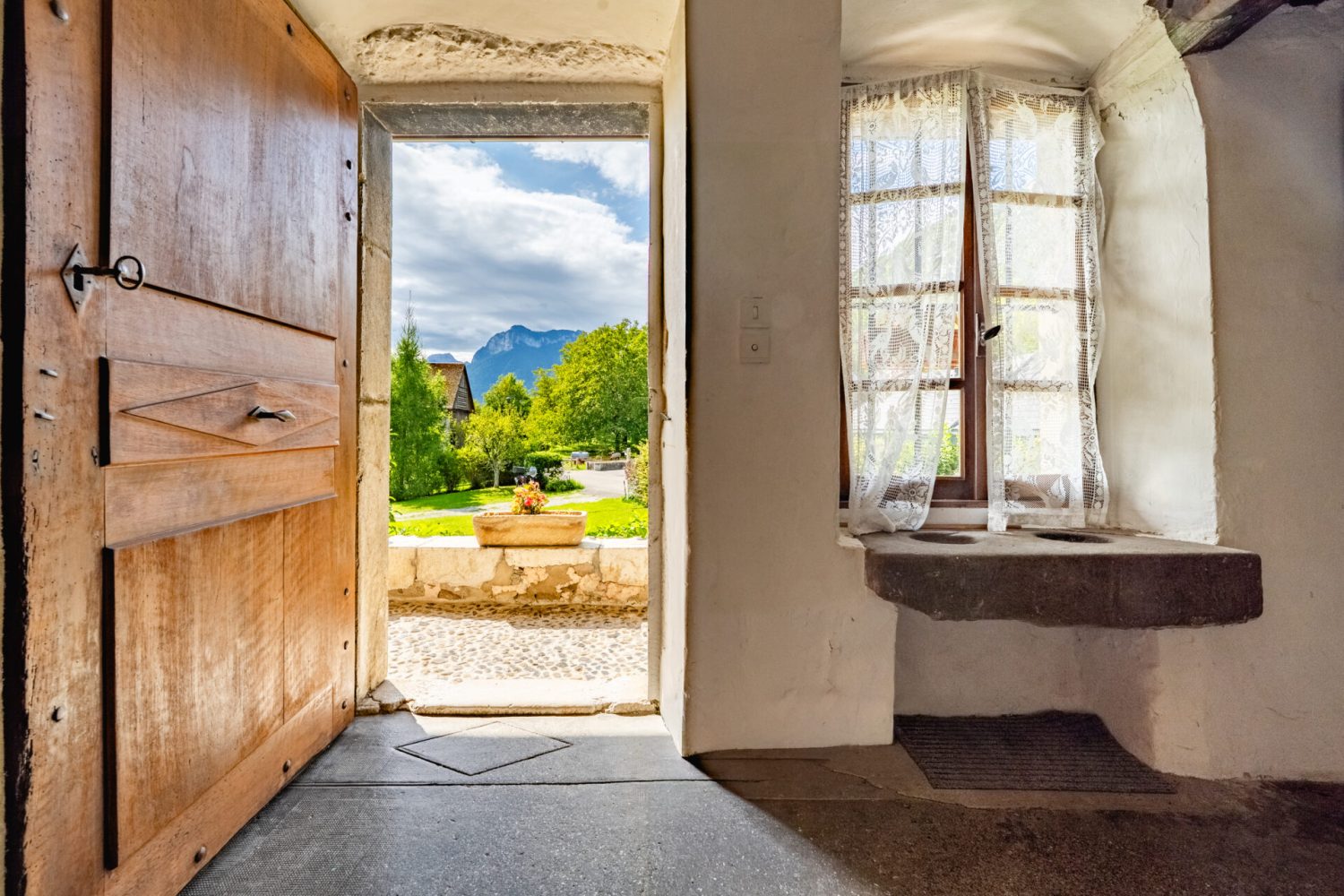 L'Agence Immo- Ferme Chemin des fontaines- Lathuile-terrain constructible garage combles potentiel (11)