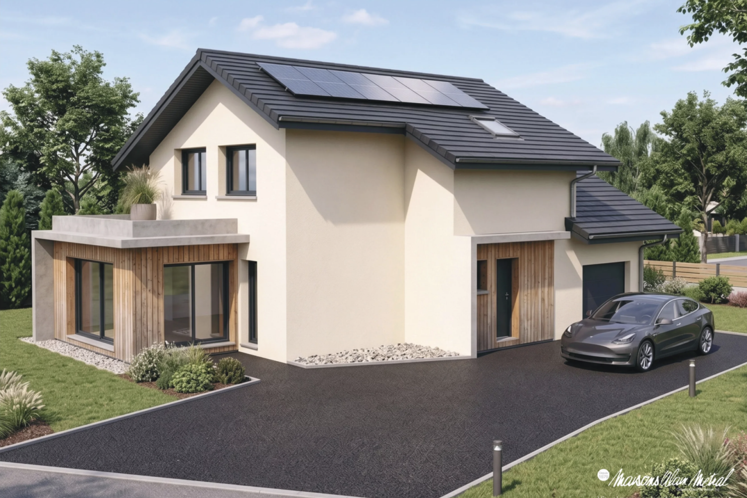 Projet de maison contemporaine à construire à Saint-Jorioz proche du lac d’Annecy